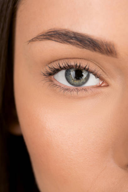 istock woman with beautiful eye 876133286