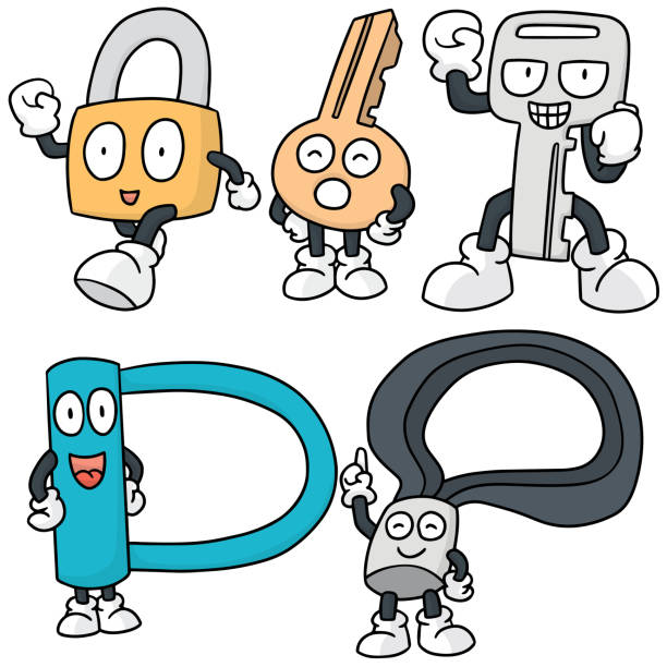 Lock And Key Cartoon Stock Illustration - Download Image Now - Arm, Bicycle, Capital Letter - iStock Lock And Key Cartoon Stock Illustration - Download Image Now - Arm, Bicycle, Capital Letter - iStock