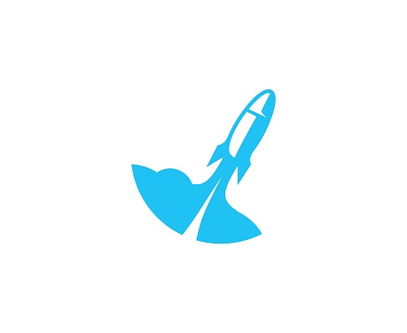istock Rocket icon 876136552