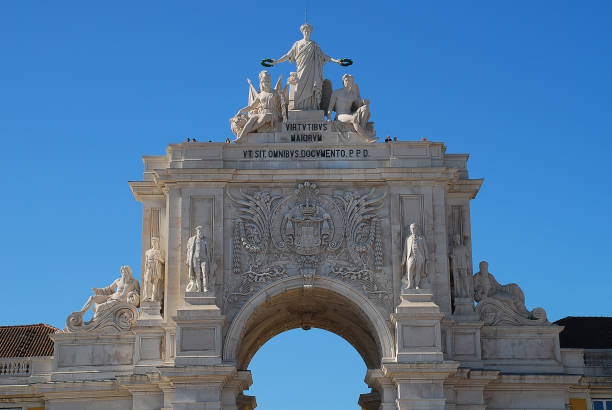 istock The Rua Augusta Arch on the Praca do Comercio, Lisbon 876140768