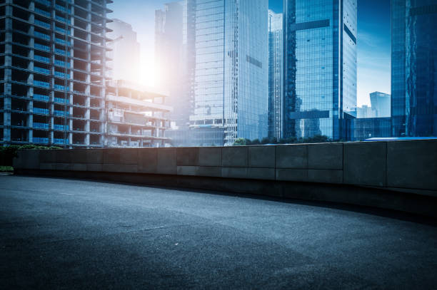 istock Highway and city modern architecture in Chongqing,china 876143786