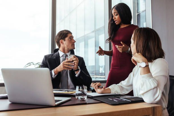 istock Business professionals working together on new project 876146754