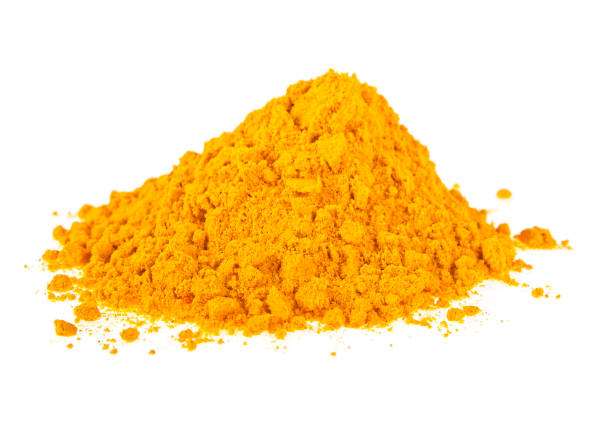 istock Turmeric powder isolated on a white background, Curcuma 876158904