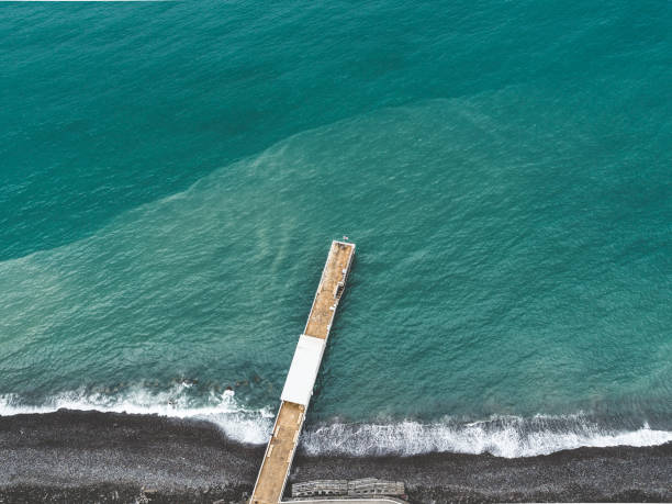 istock Aerial view of a pier 876162482