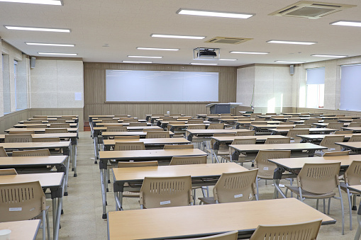 Lecture Hall, Classroom, School Building, University, Lighting Equipment