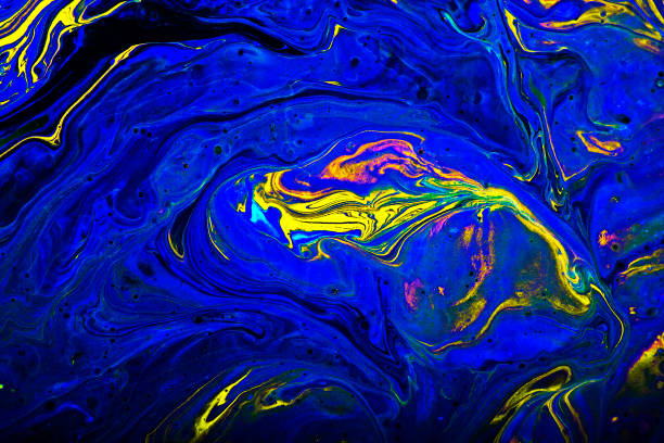 istock Background of mixed oil paint, as wallpaper 876168916
