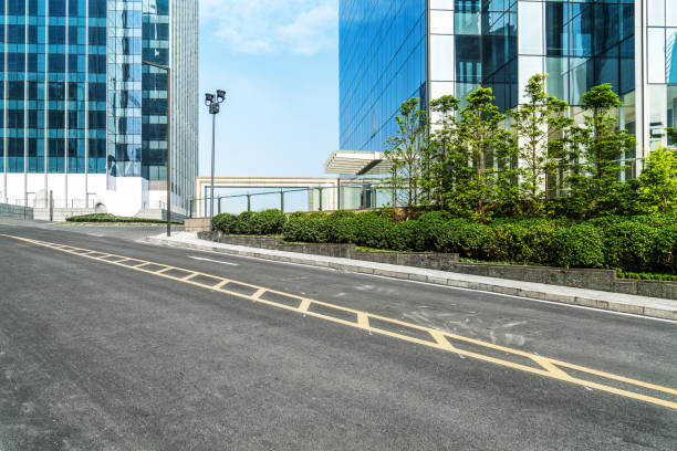istock Highway and city modern architecture in Chongqing,china 876169860