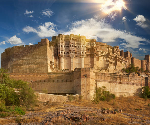 istock Mehrangarh Fort located in Jodhpur, India. 876174032