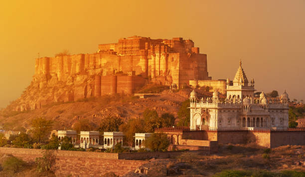 istock Mehrangarh Fort and Jaswant Thada Mausoleum 876174056
