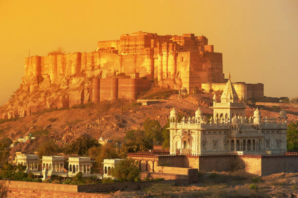 istock Mehrangarh Fort and Jaswant Thada Mausoleum 876174060