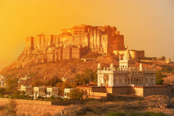 istock Mehrangarh Fort and Jaswant Thada Mausoleum 876174076
