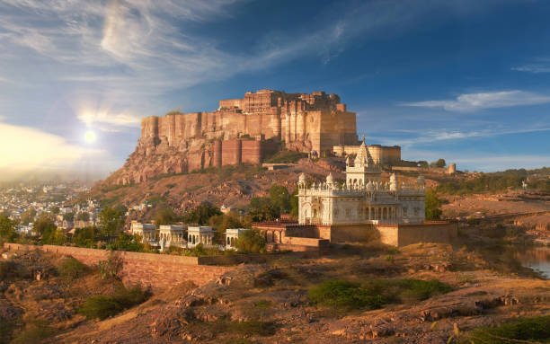 istock Mehrangarh Fort located in Jodhpur, India. 876174082