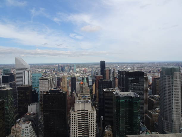 istock View over New York City, Manhattan, USA 876178502