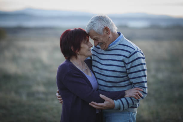 istock Senior couple in nature 876180810