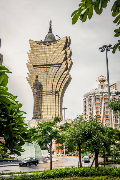 Casinos de Macau - Grand Lisboa Casino Fotos et Images De Collection