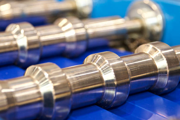 istock Various metal elements of rolls of rolling mills 876195154