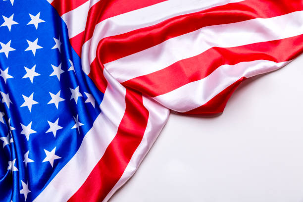 istock Authentic flag of the USA 876205626