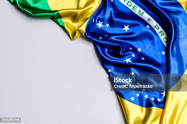 ブラジルの本格的な旗 - ブラジル国旗のストックフォトや画像を多数ご用意 - ブラジル国旗, ブラジル, 布