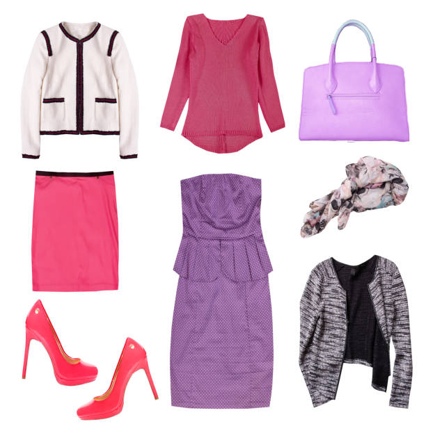 istock Collage,clothing isolated female. 876208846