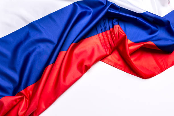 istock Authentic flag of the Russia 876209370