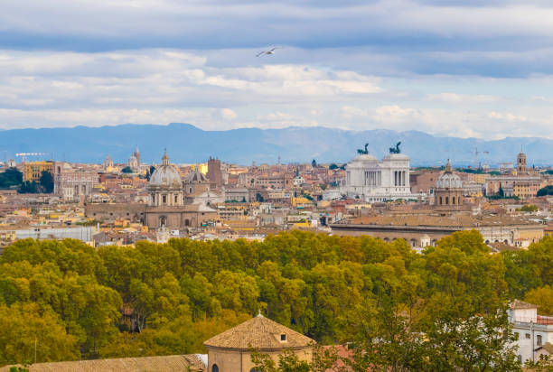 istock Rome (Italy) - The Janiculum hill and terrace. 876209702