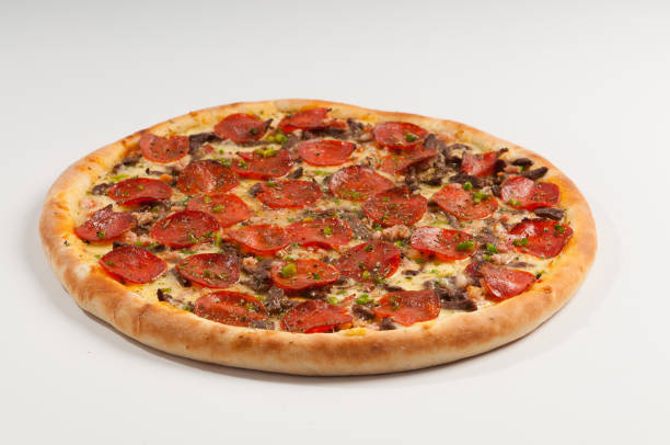 istock Pepperoni pizza and filet mignon 876213108