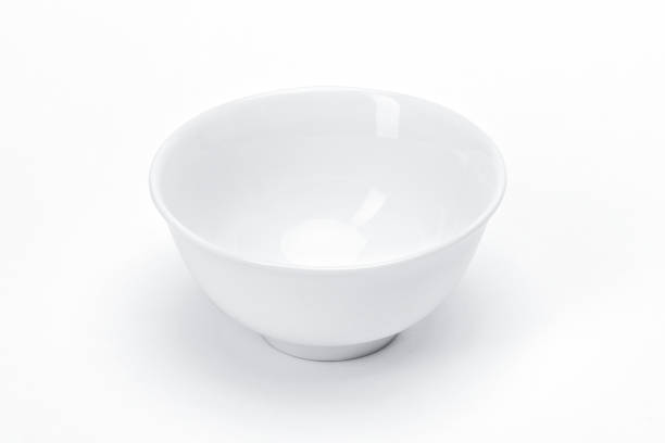 istock blank template porcelain tableware for your design, white ceramic bowl for soup white background 876219256