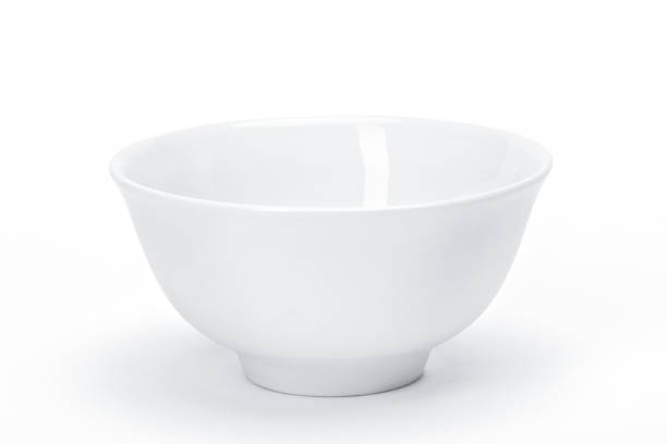 istock blank template porcelain tableware for your design, white ceramic bowl for soup white background 876219348