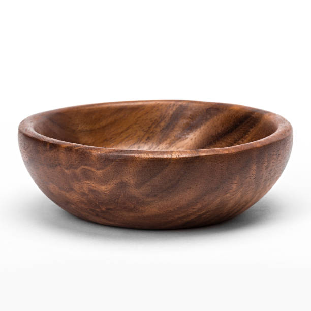 istock blank template wooden tableware, for your design, plate white background 876222174