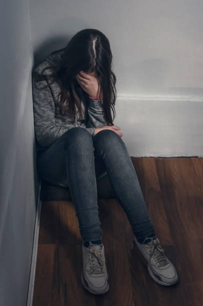 istock Depressed teenage girl 876245532