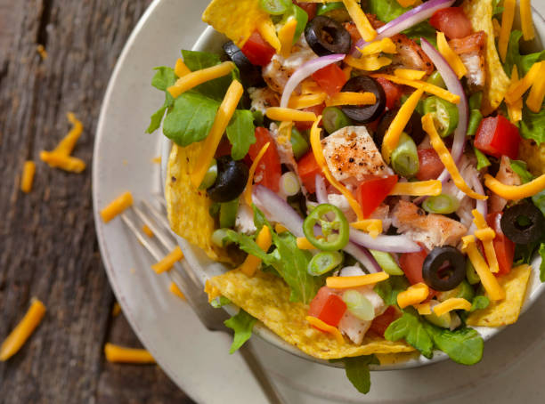 istock Grilled Chicken Taco Salad 876255696