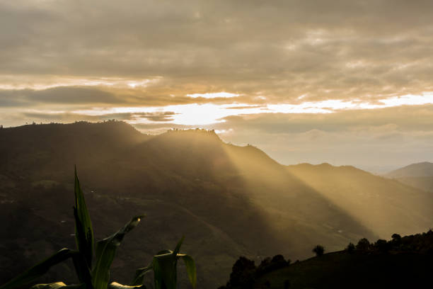 istock Monochrome Sunrise at the Andean Mountains 876255700