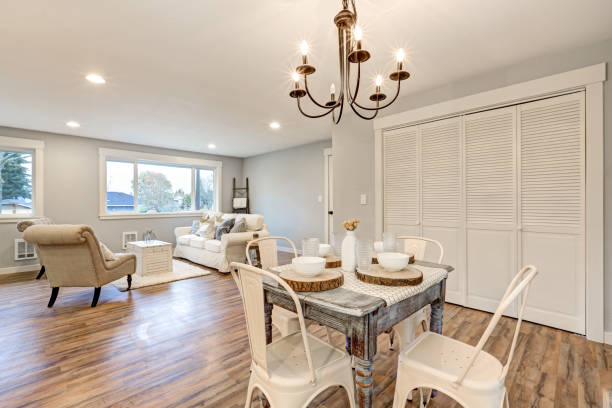 istock Newly remodeled one story craftsman home interior. 876255954