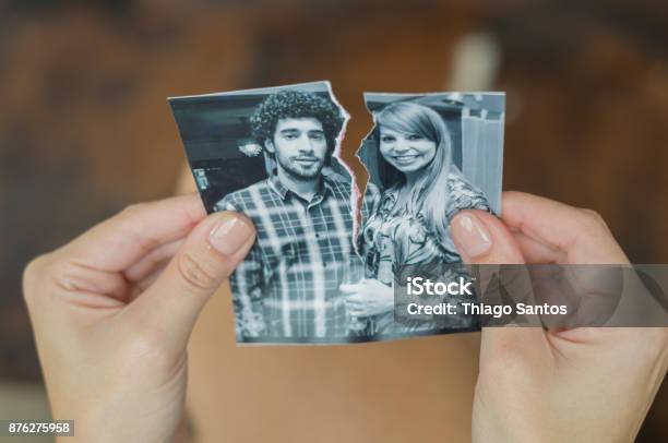 Great Concept Of Divorce Stock Photo - Download Image Now - Photograph, Photography, Broken