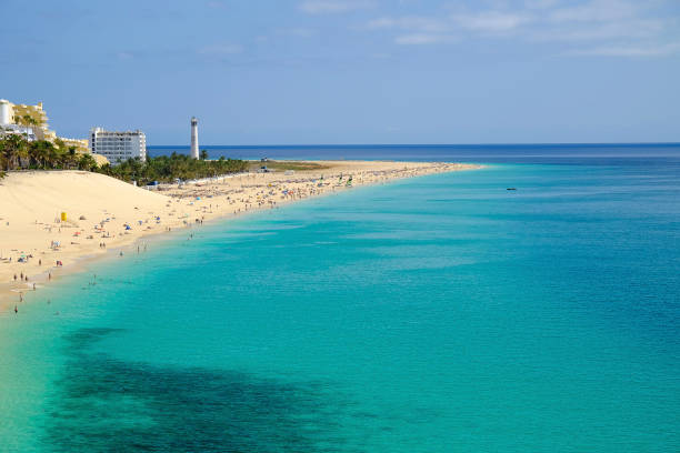 istock Beach in Morro Jable, Fuerteventura, Spain. 876280136
