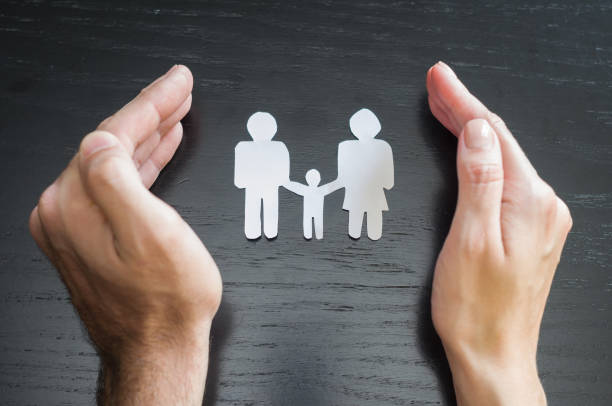 istock Great concept of family and protection. 876284896