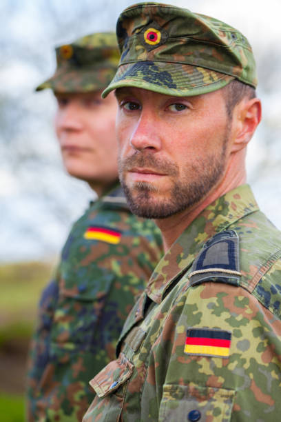 istock two german soldiers looks to the side 876303530