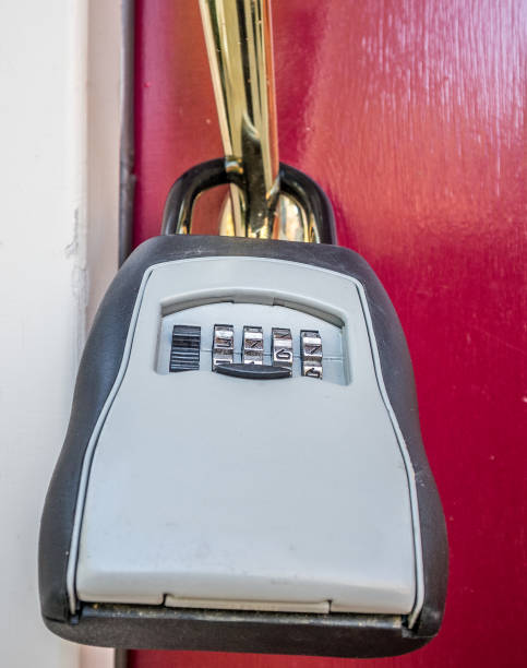 istock The lock box on the entrance door 876312818