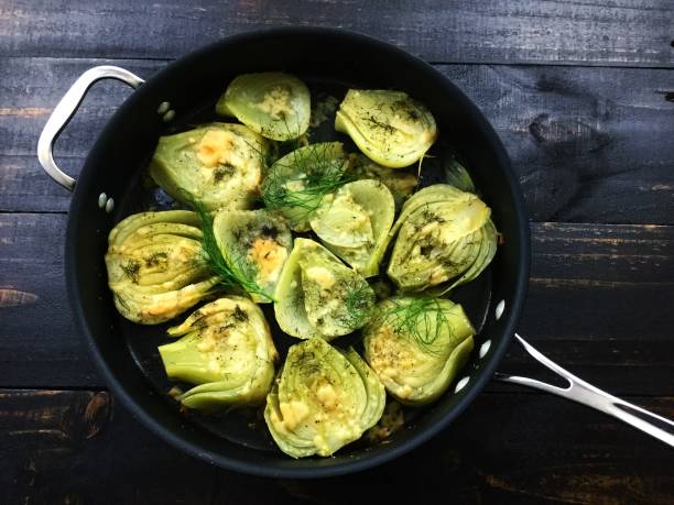 istock Braised Fennel Topped with Parmesan Cheese 876318564