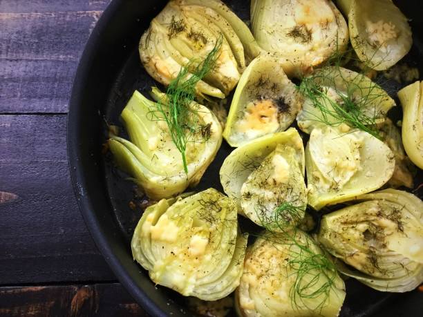 istock Braised Fennel Topped with Parmesan Cheese 876318570