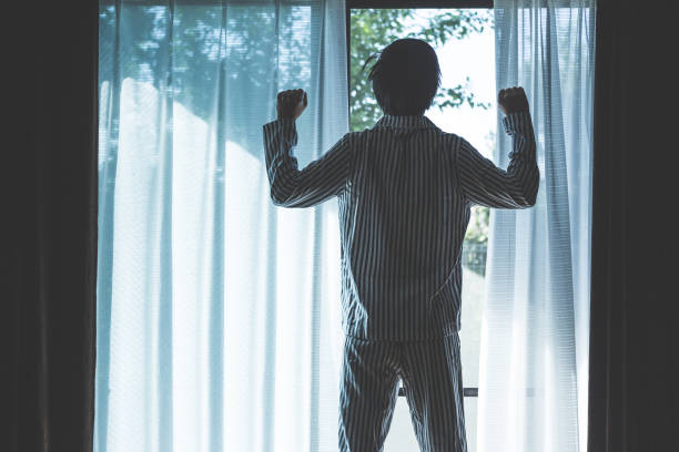 istock Men wearing pajamas 876359394