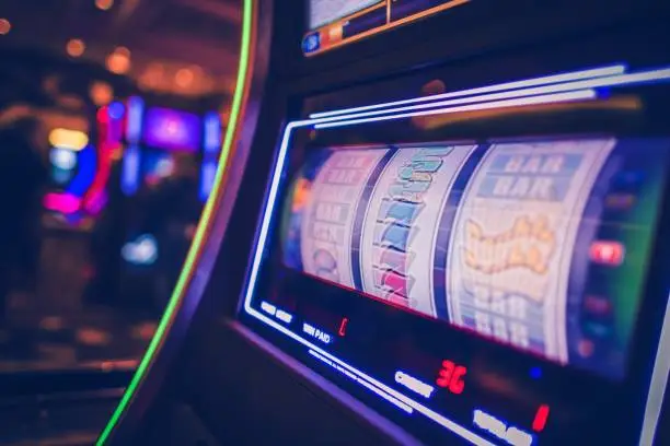 Photo of Spinning Slot Machine