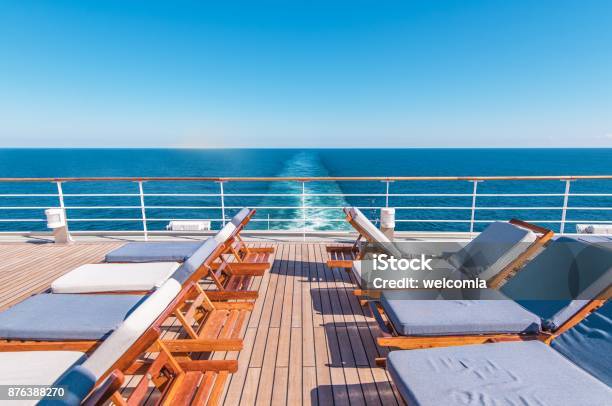 Cruise Ship Vacation Travel Stock Photo - Download Image Now - Cruise Ship, Deck, Vacations