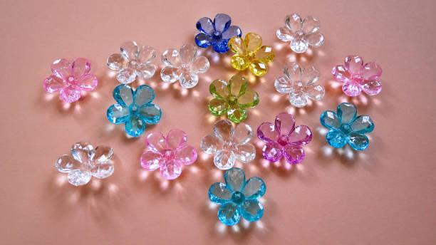 istock Assorted Colorful Flower Crystal Gems 876406956