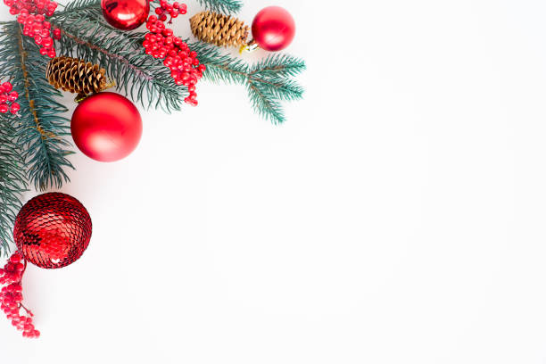 istock Set of christmas things 876438902