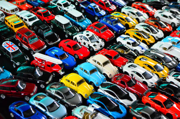 Vintage toy cars Vintage toy cars toy car stock pictures, royalty-free photos & images
