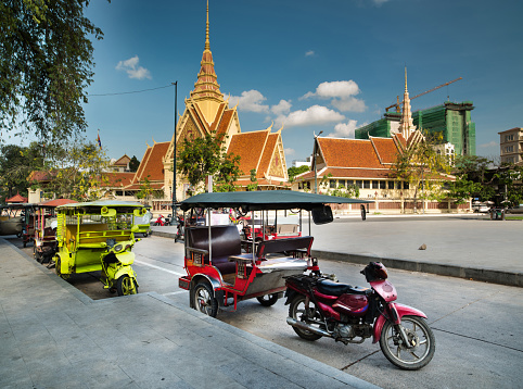 Tuk Tuk car - Phnom Penh city - Cambodia