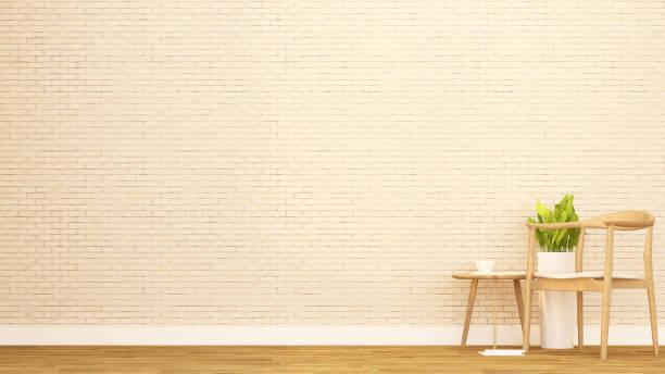 istock Living area in apartment or other room - Interior Design for artwork - 3D Rendering 876445614