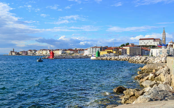 istock Coastline of Piran city, Slovenia 876445876