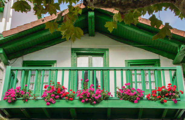istock colorful facades at Hondarribia 876448798